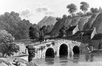 Glenmire Bridge, near Cork, engraved by E. Finden by Richard Westall